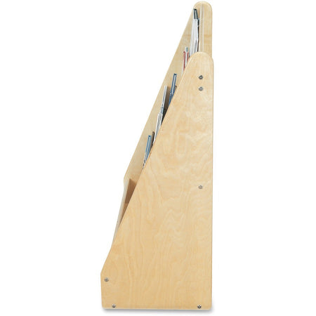 Jonti-Craft Rainbow Accents Birch Flushback Pick-a-Book Stand - Left