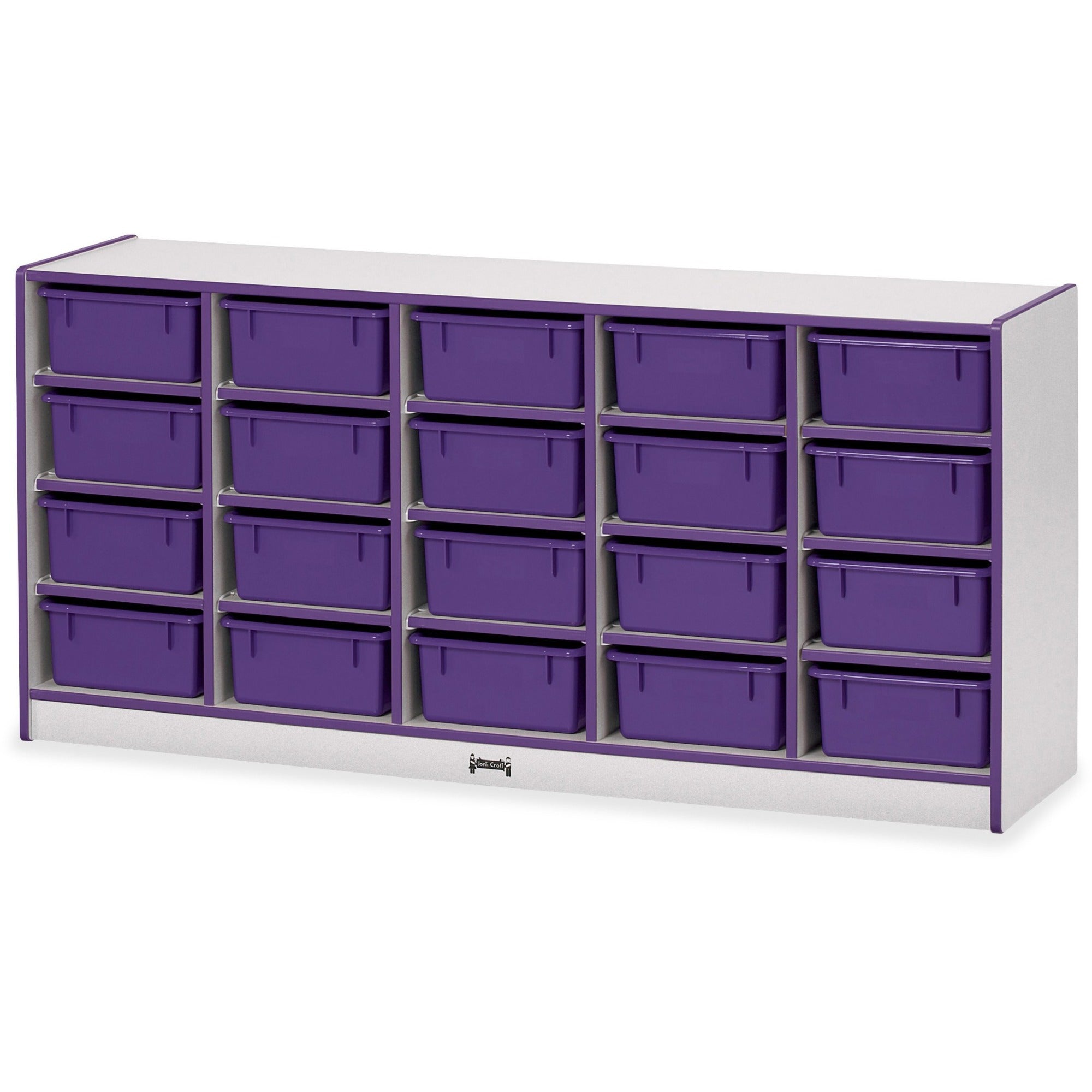 Jonti-Craft Rainbow Accents Cubbie Mobile Storage - 2000