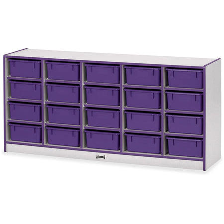 Jonti-Craft Rainbow Accents Cubbie Mobile Storage - 2000