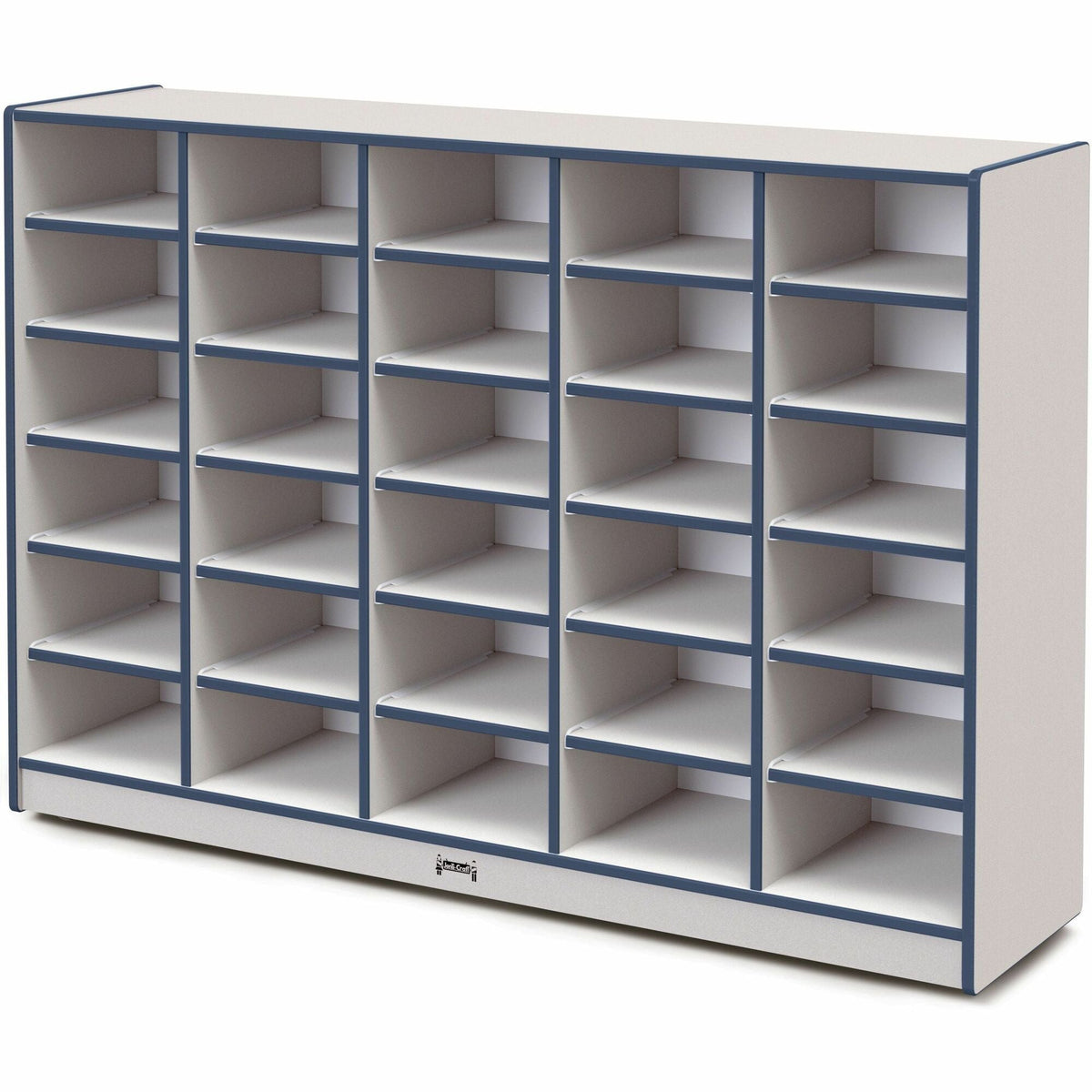 Jonti-Craft Rainbow Accents Cubbie Mobile Storage - 2000