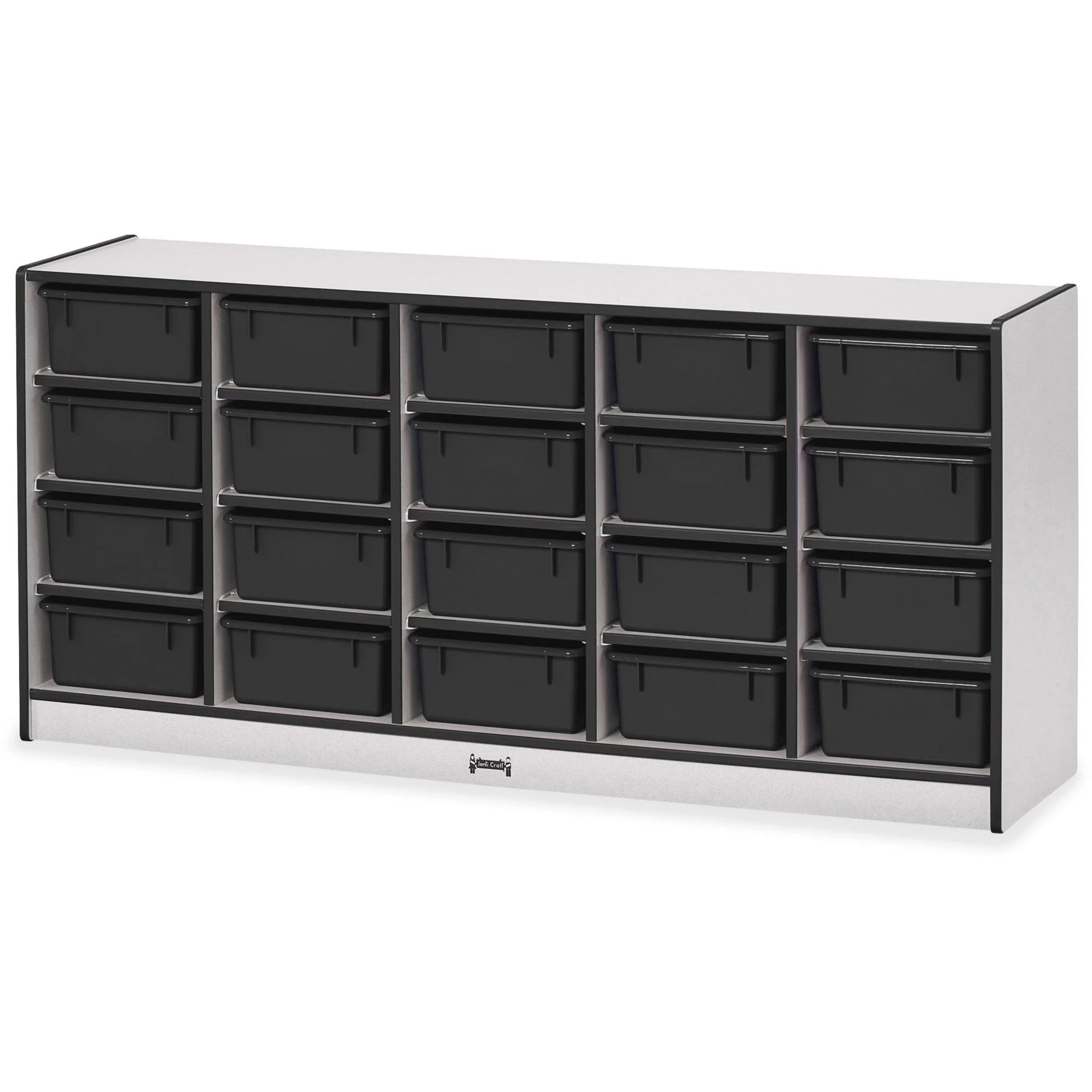 Jonti-Craft Rainbow Accents Cubbie Mobile Storage: Durable 20-Compartment Organizer - Cubbies & Storage