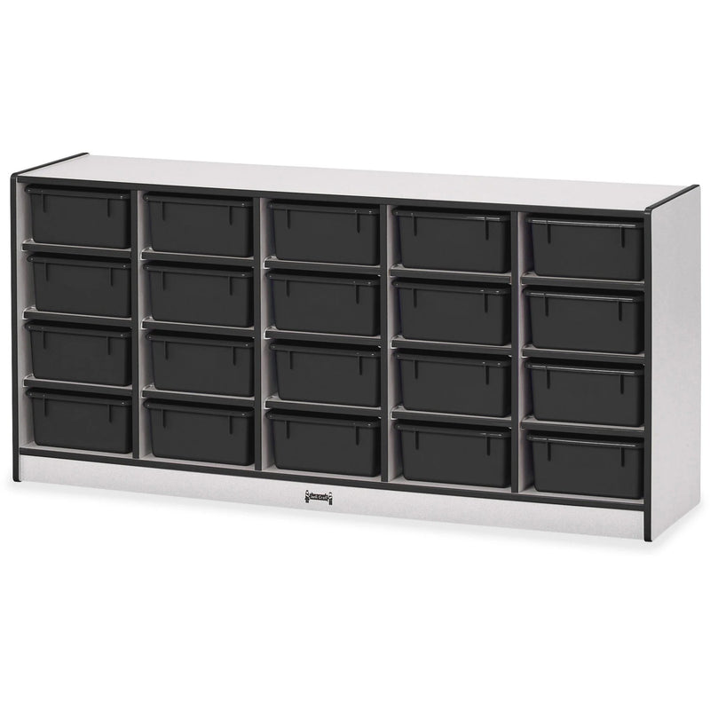 Jonti-Craft Rainbow Accents Cubbie Mobile Storage: Durable 20-Compartment Organizer - Cubbies & Storage