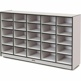 Jonti-Craft Rainbow Accents Cubbie Mobile Storage: Durable 25-Compartment Organizer - Cubbies & Storage
