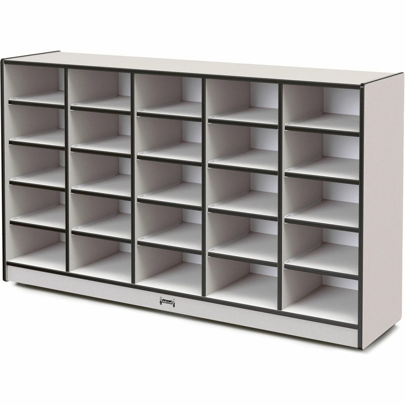 Jonti-Craft Rainbow Accents Cubbie Mobile Storage: Durable 25-Compartment Organizer - Cubbies & Storage
