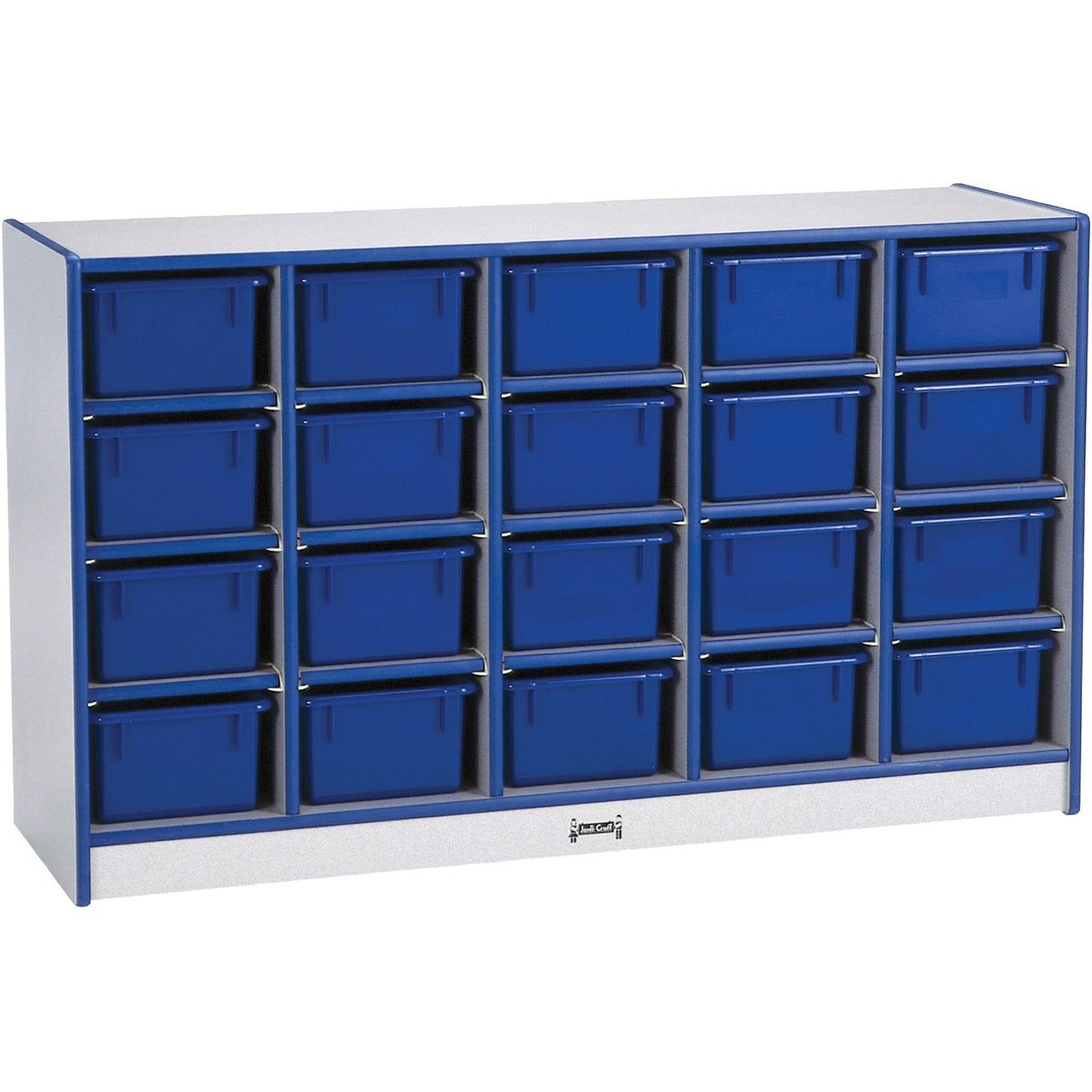 Jonti-Craft Rainbow Accents Cubbie-trays Storage Unit - 2000