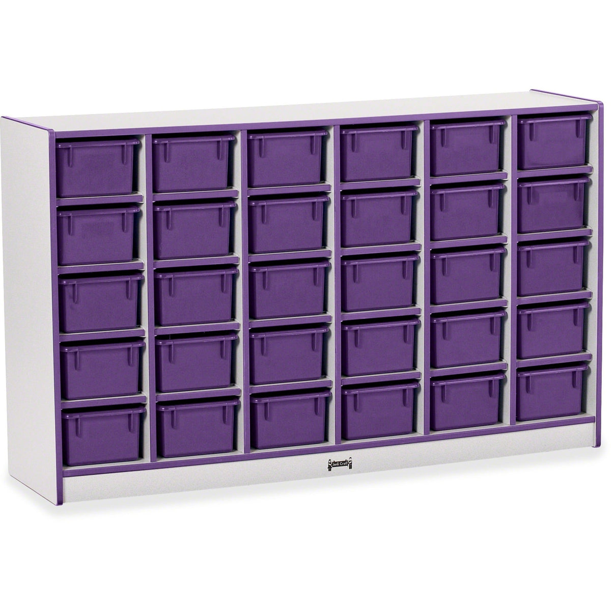 Jonti-Craft Rainbow Accents Cubbie-trays Storage Unit - 2000