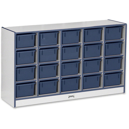 Jonti-Craft Rainbow Accents Cubbie-Trays Storage Unit - Organize in Style - Cubbies &