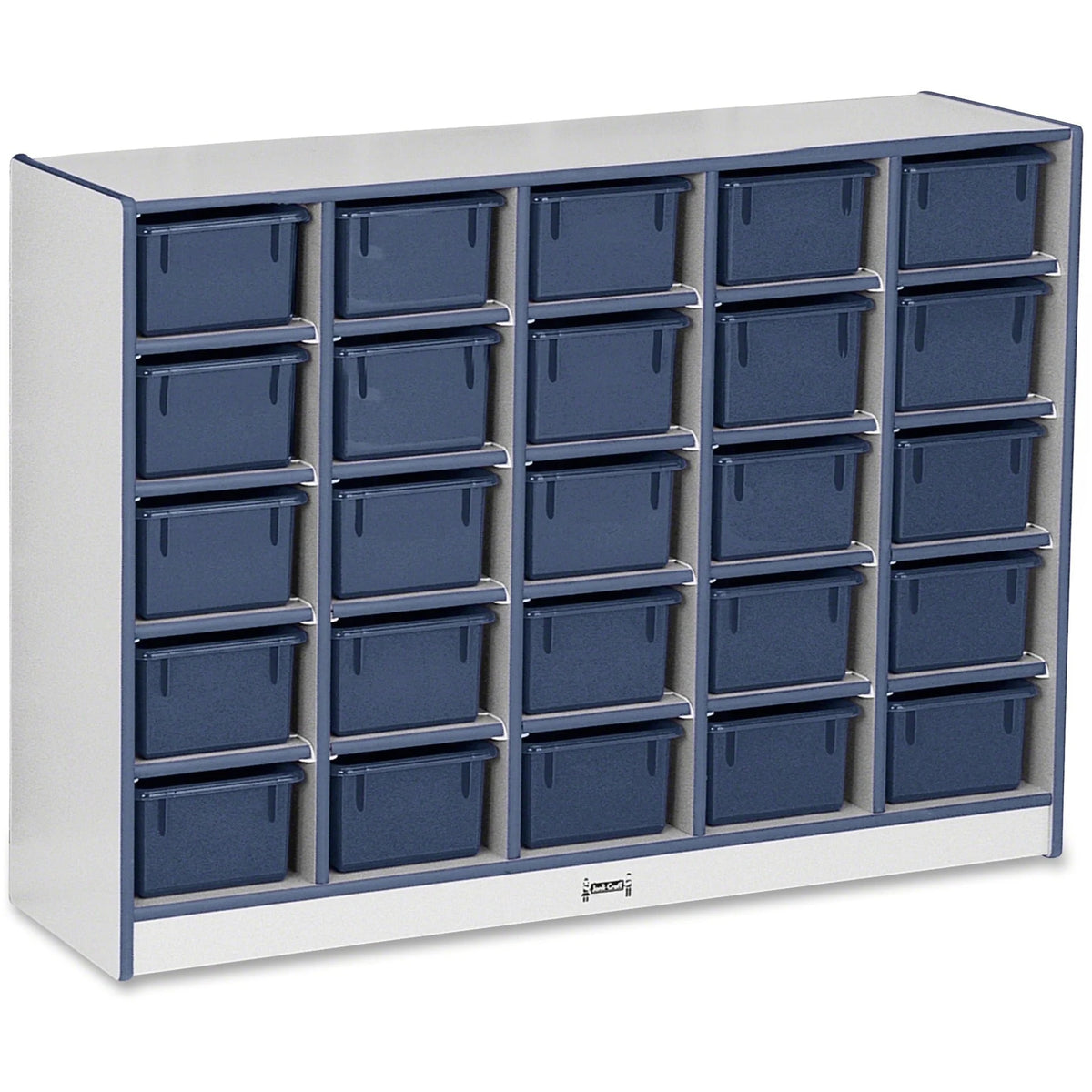 Jonti-Craft Rainbow Accents Cubbie-Trays Storage Unit - Organize in Style - Cubbies &