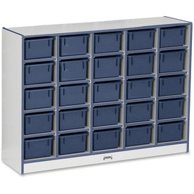 Jonti-Craft Rainbow Accents Cubbie-Trays Storage Unit - Organize in Style - Cubbies &