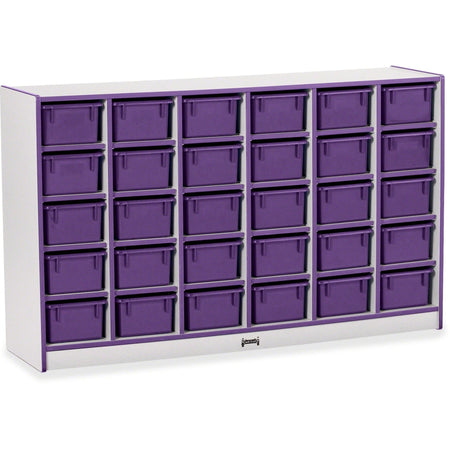 Jonti-Craft Rainbow Accents Cubbie-Trays Storage Unit - Organize in Style - Cubbies &