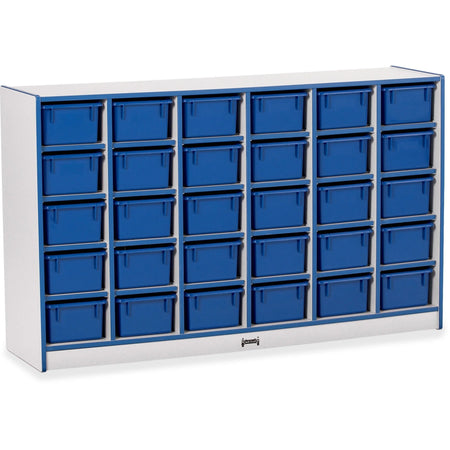Jonti-Craft Rainbow Accents Cubbie-Trays Storage Unit - Organize in Style - Cubbies &