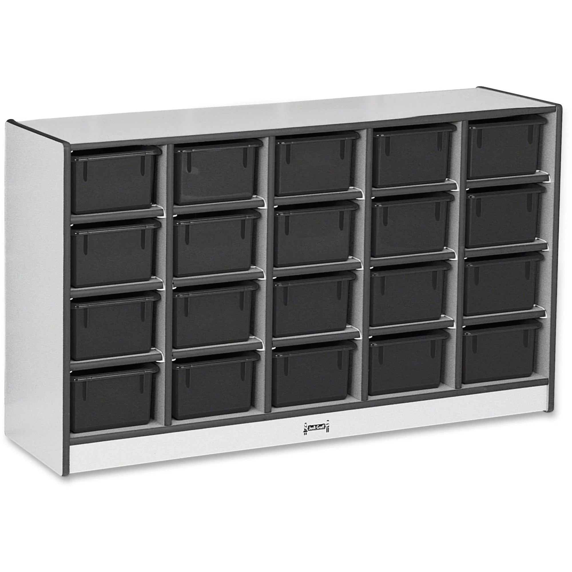 Jonti-Craft Rainbow Accents Cubbie-Trays Storage Unit - Organize in Style - Cubbies &