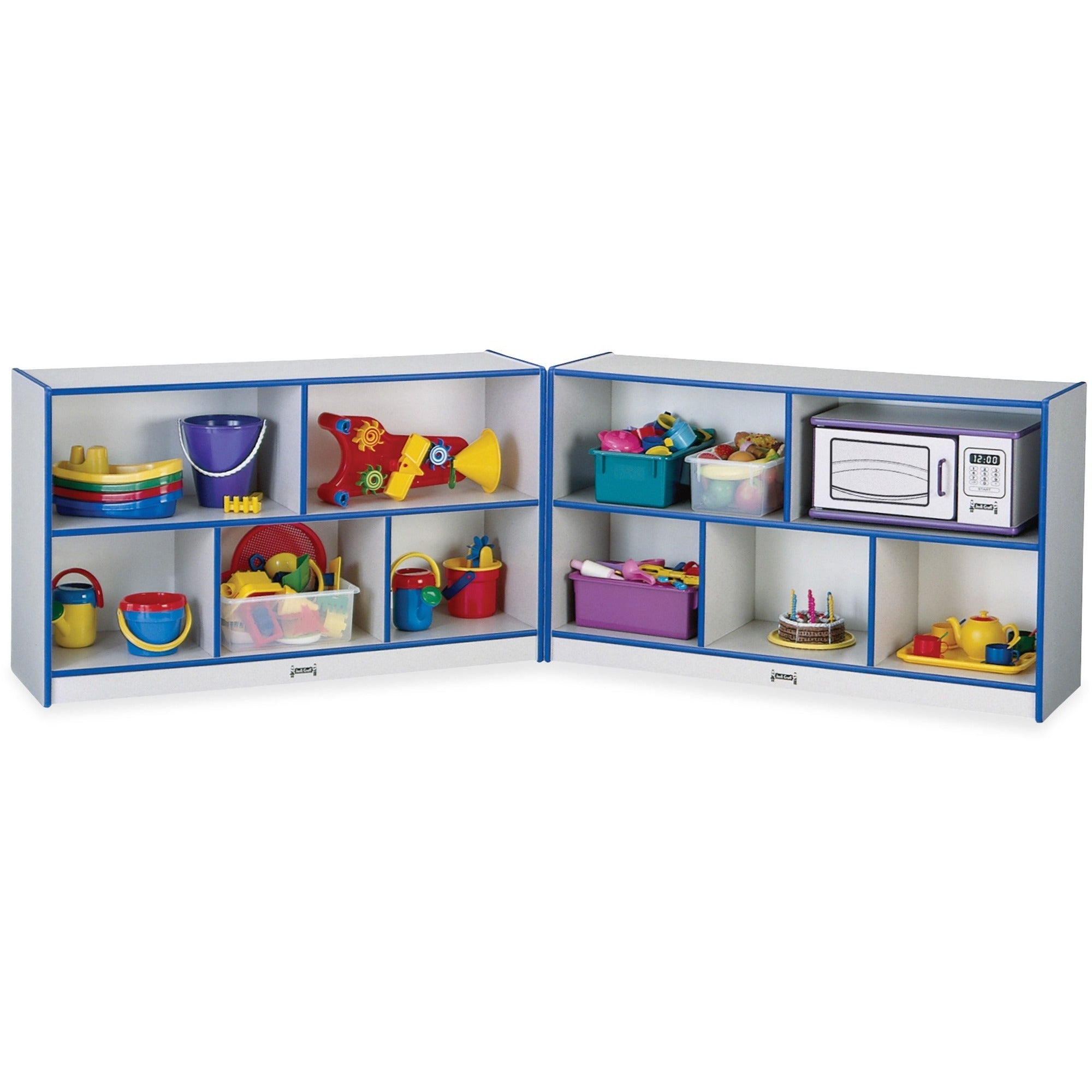 Jonti-Craft Rainbow Accents Fold-n-Lock Storage Shelf - 2000