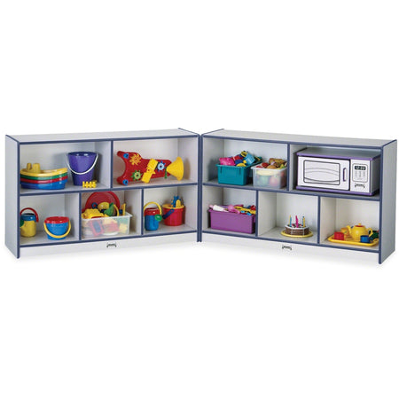 Jonti-Craft Rainbow Accents Fold-n-Lock Storage Shelf - 2000