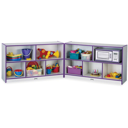 Jonti-Craft Rainbow Accents Fold-n-Lock Storage Shelf - 2000