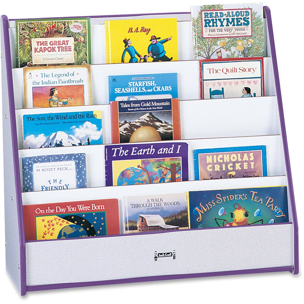 Rainbow Accents Rainbow Accents Laminate 5-shelf Pick-a-Book Stand - 2000