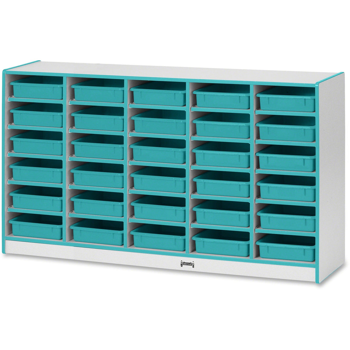 Jonti-Craft Rainbow Accents Mobile Paper-Tray Storage - 2000