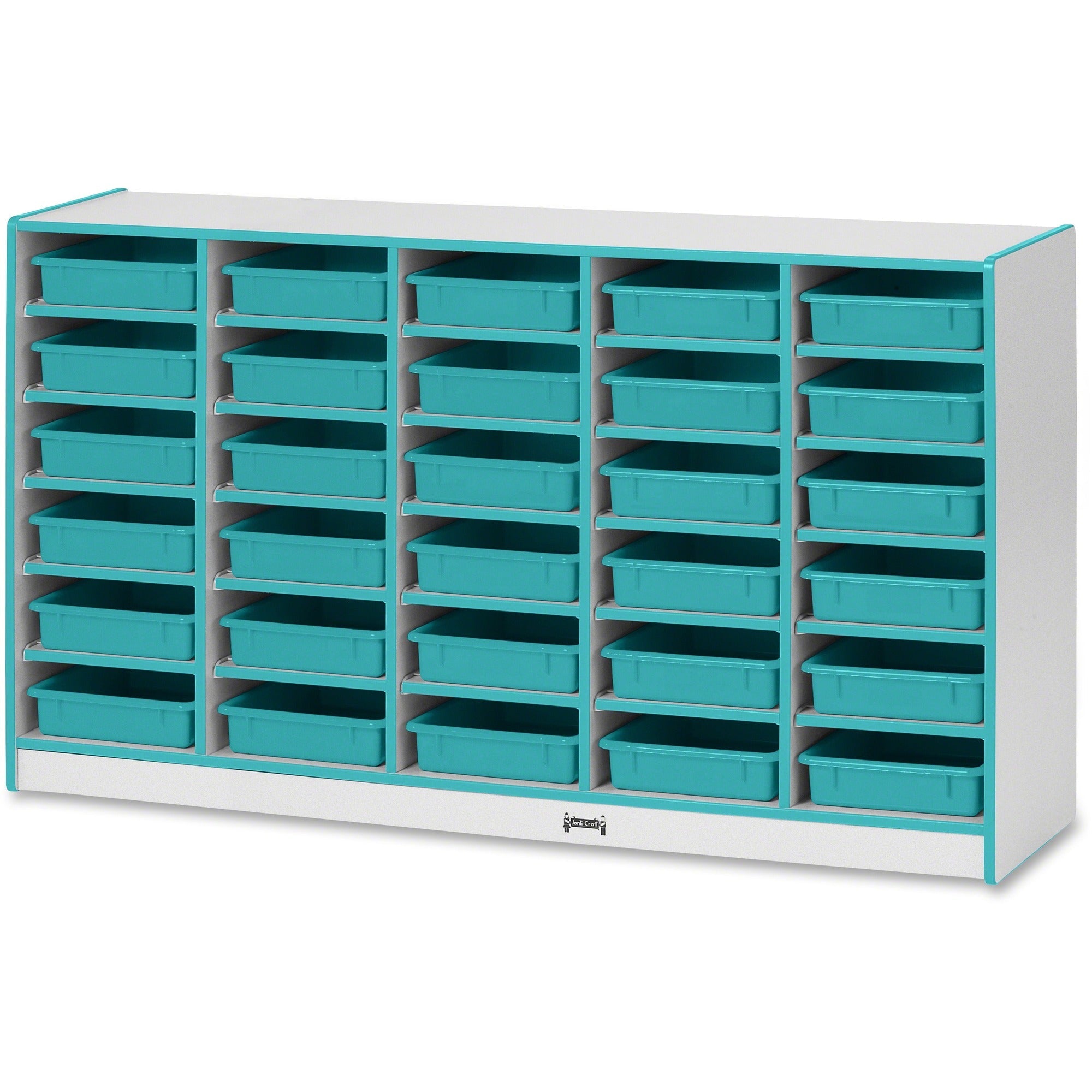 Jonti-Craft Rainbow Accents Mobile Paper-Tray Storage - 2000