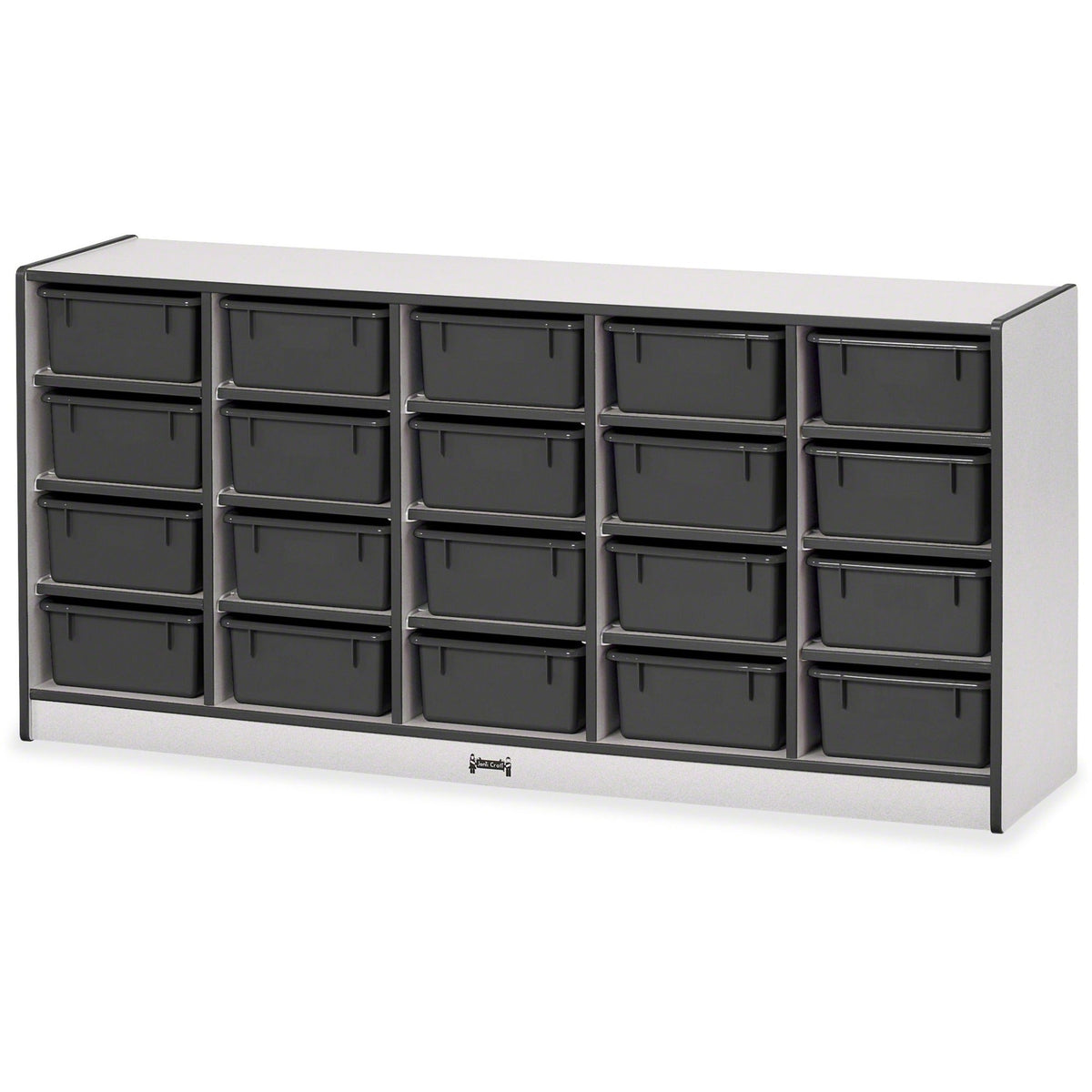 Jonti-Craft Rainbow Accents Mobile Tub Bin Storage - 2000