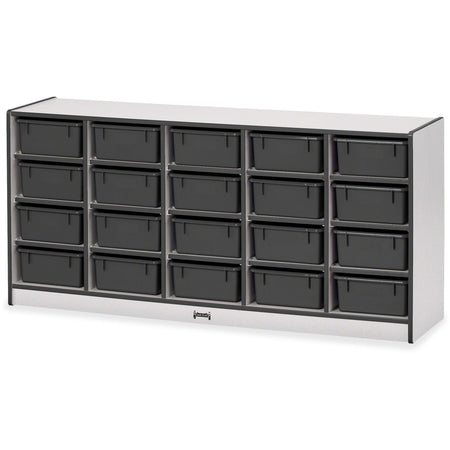 Jonti-Craft Rainbow Accents Mobile Tub Bin Storage - 2000