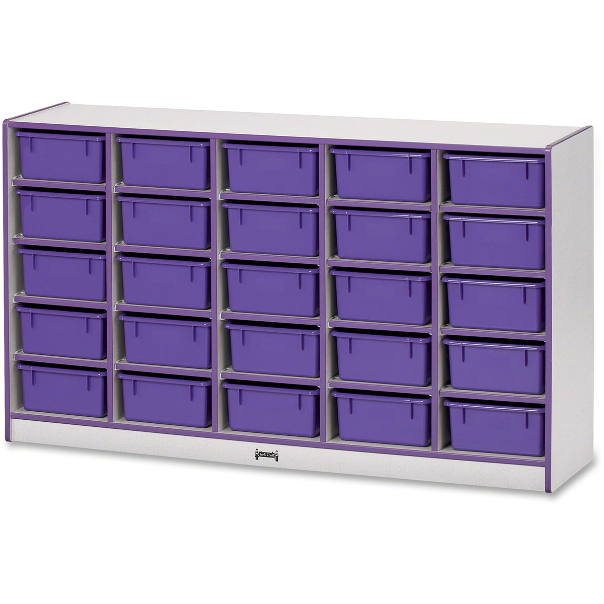 Jonti-Craft Rainbow Accents Mobile Tub Bin Storage - 2000