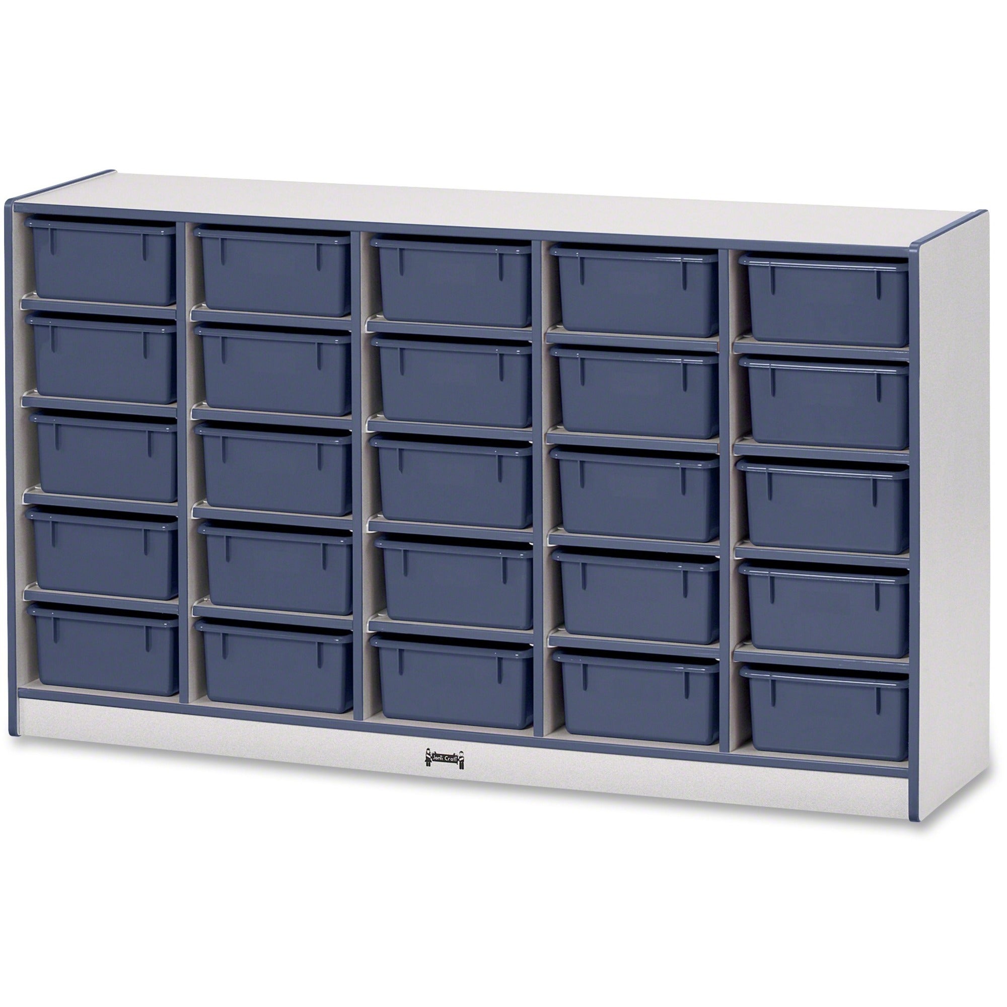 Jonti-Craft Rainbow Accents Mobile Tub Bin Storage - 2000