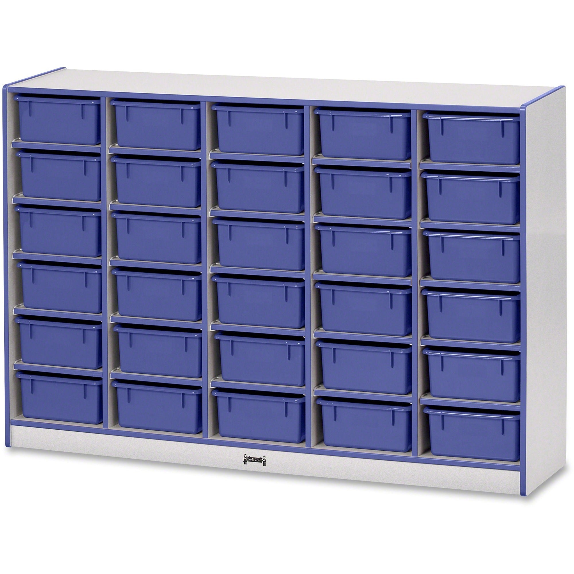 Jonti-Craft Rainbow Accents Mobile Tub Bin Storage - 2000
