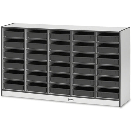 Jonti-Craft Rainbow Accents Paper-Tray Storage: Mobile 30 Compartments - Cubbies & Storage