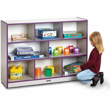 Jonti-Craft Rainbow Accents Super-size Mobile Storage - Left