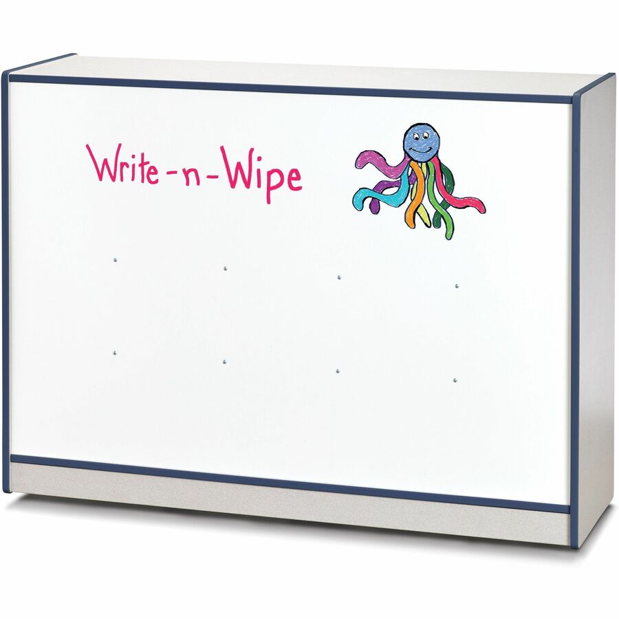 Jonti-Craft Rainbow Accents Super-size Mobile Storage - Rear