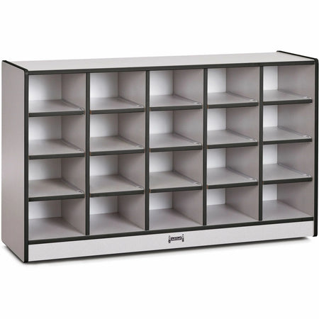 Jonti-Craft Rainbow Accents Toddler Single Storage: 20-Compartment Organizer - Cubbies & Storage
