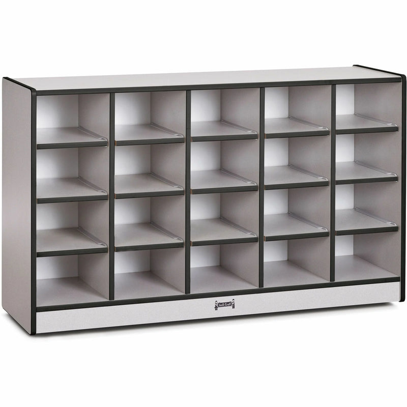 Jonti-Craft Rainbow Accents Toddler Single Storage: 20-Compartment Organizer - Cubbies & Storage