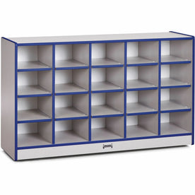 Jonti-Craft Rainbow Accents Toddler Single Storage: 20-Compartment Organizer - Cubbies & Storage