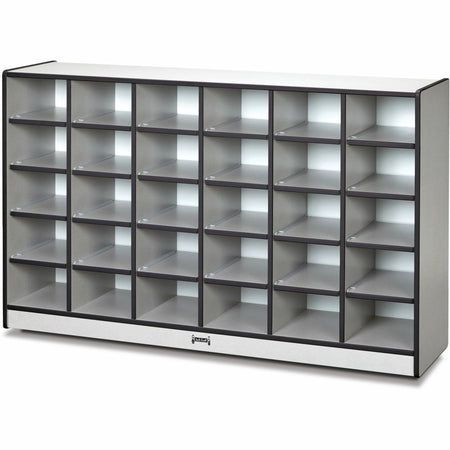 Jonti-Craft Rainbow Accents Toddler Single Storage: 30-Compartment Organizer - Cubbies & Storage
