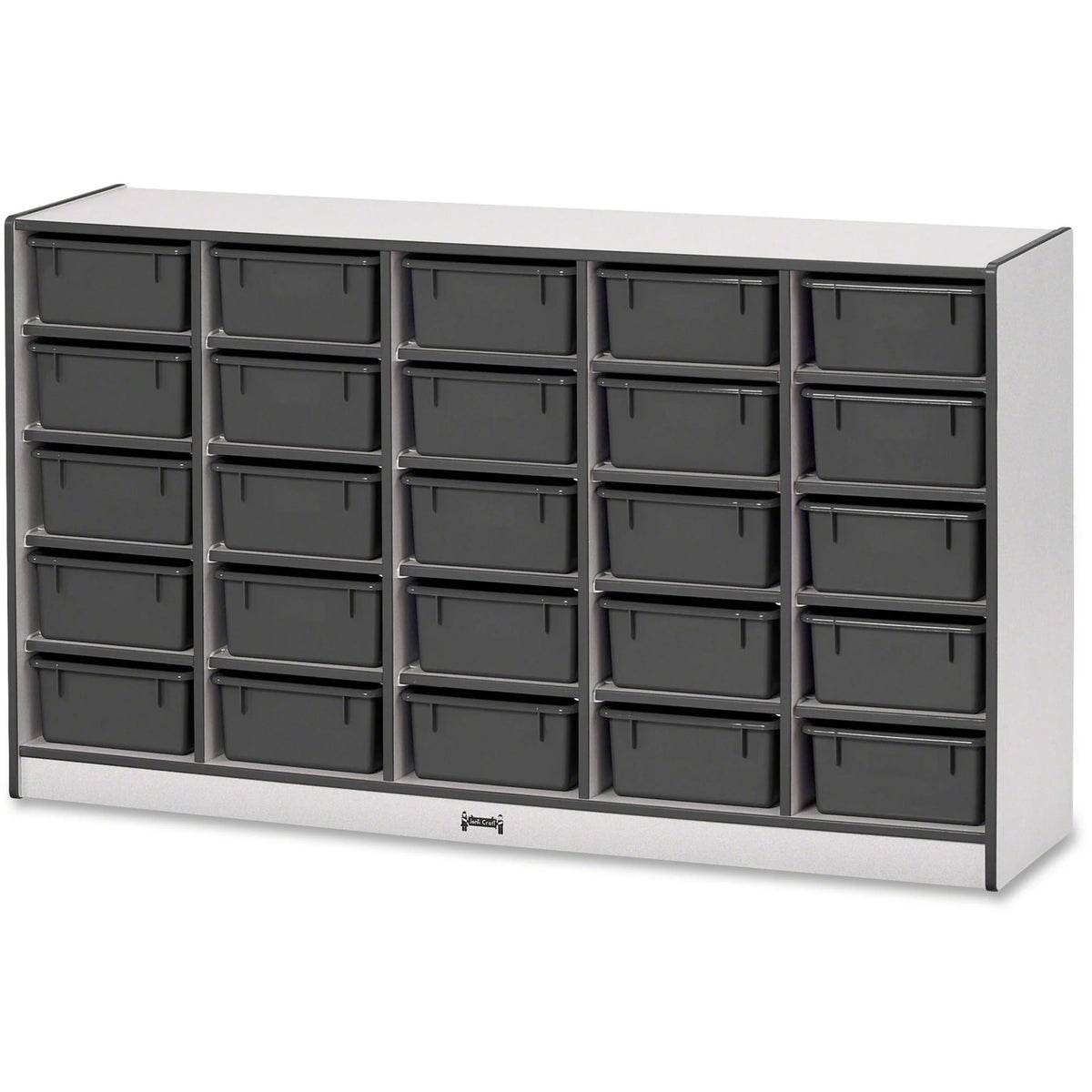 Jonti-Craft Rainbow Accents Tub Bin Storage: Durable Mobile Organizer - Cubbies & Storage