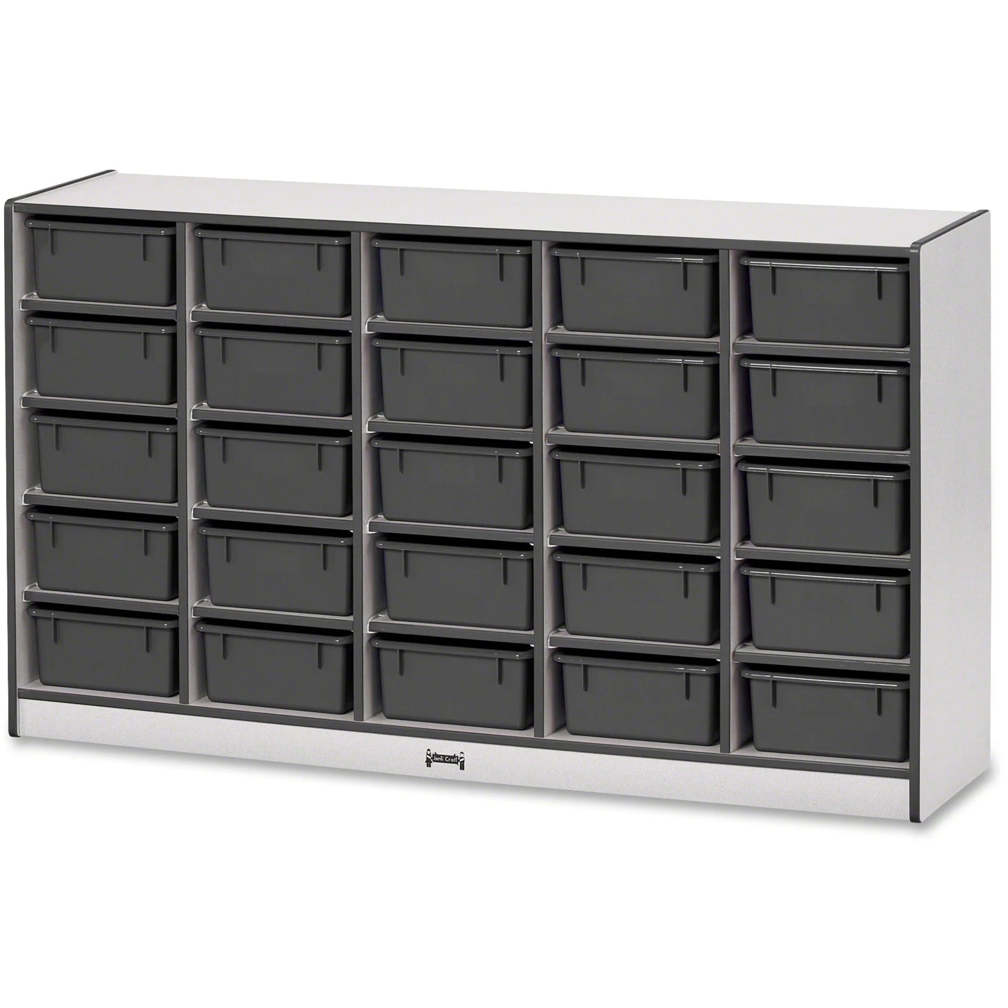Jonti-Craft Rainbow Accents Tub Bin Storage: Durable Mobile Organizer - Cubbies & Storage