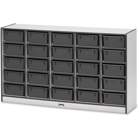 Jonti-Craft Rainbow Accents Tub Bin Storage: Durable Mobile Organizer - Cubbies & Storage