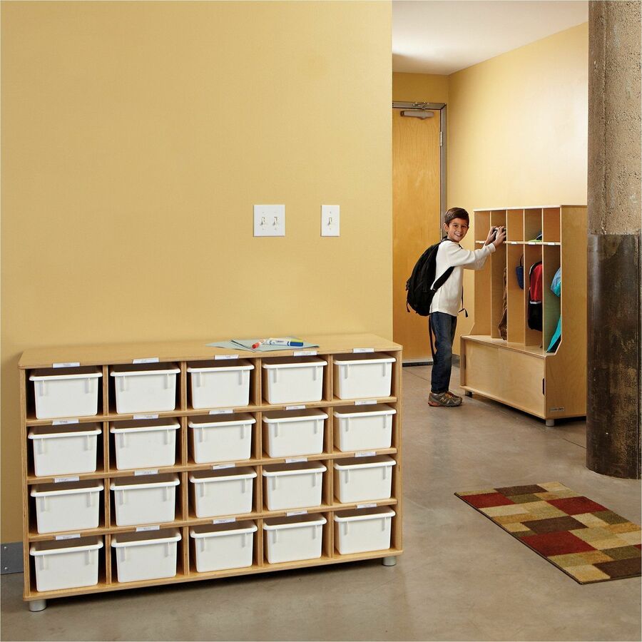 Jonti-Craft TrueModern 20-Cubbie Bins Storage - Alternate-Image5