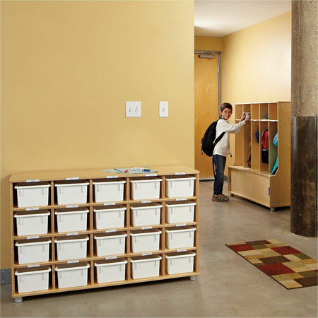Jonti-Craft TrueModern 20-Cubbie Bins Storage - Alternate-Image5