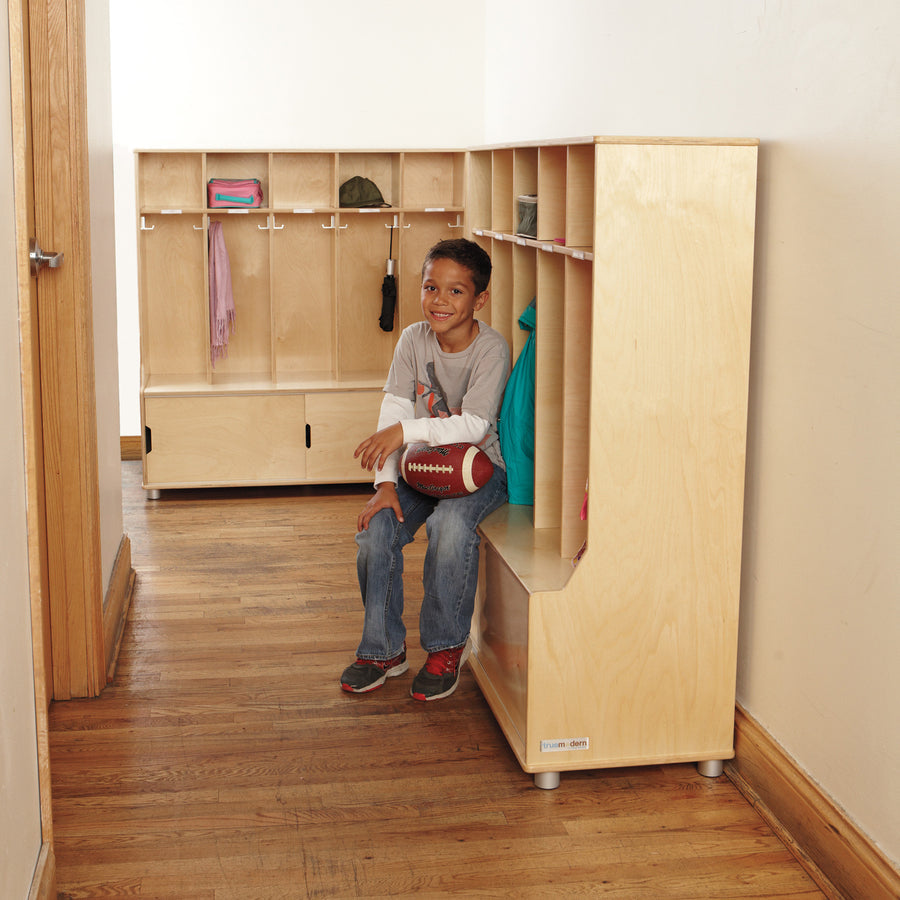 Jonti-Craft TrueModern 5-space Metal Coat Hook Cubbie Locker - Alternate-Image4