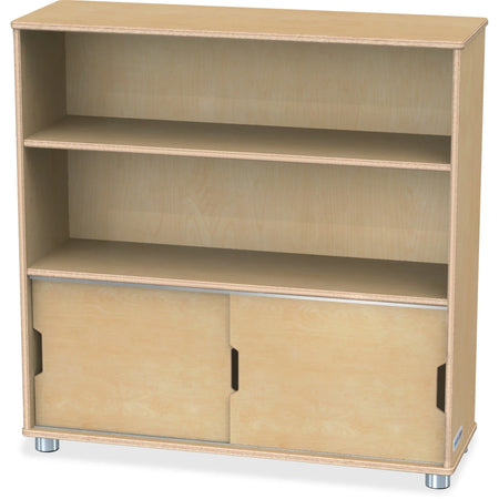 Jonti-Craft TrueModern Bookcase Storage: Adjustable Shelf Durable Baltic Design - Cubbies & Storage