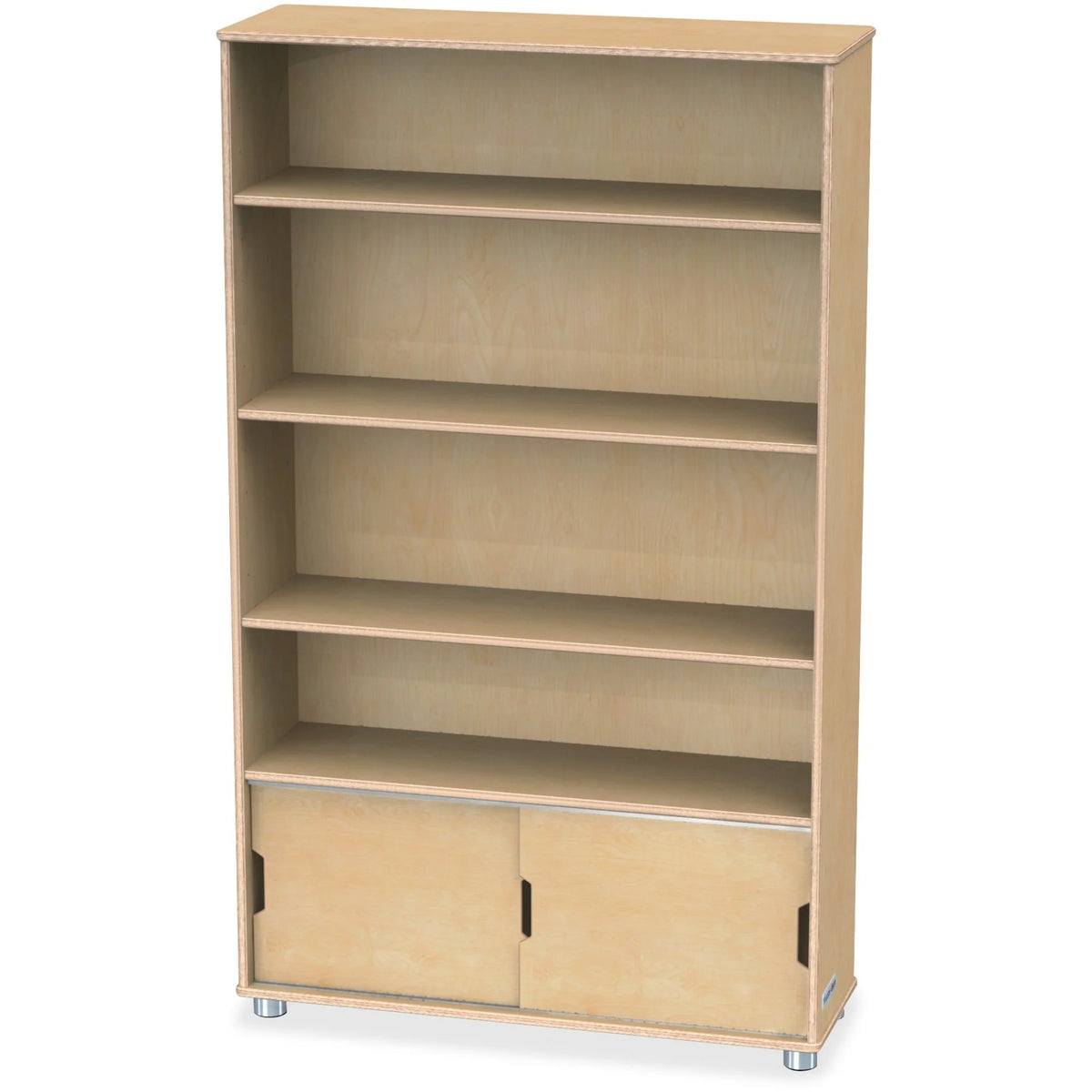 Jonti-Craft TrueModern Bookcase Storage: Adjustable Shelf Durable Baltic Design - Cubbies & Storage
