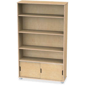 Jonti-Craft TrueModern Bookcase Storage: Adjustable Shelf Durable Baltic Design - Cubbies & Storage