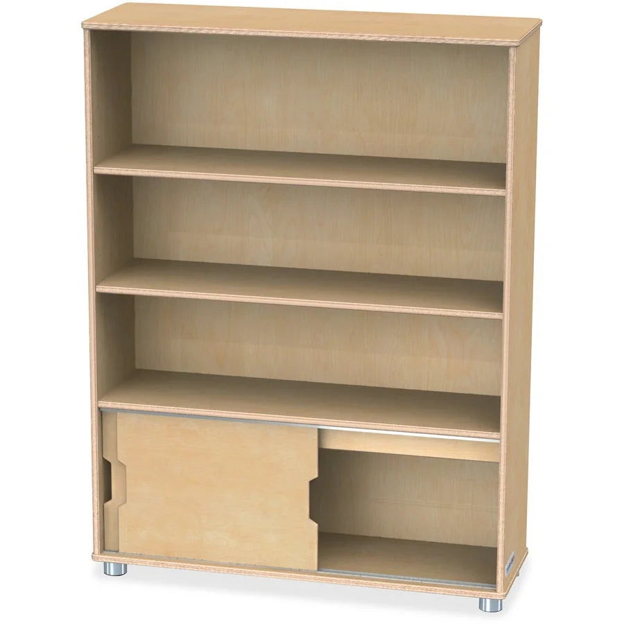 Jonti-Craft TrueModern Bookcase Storage: Adjustable Shelf Durable Baltic Design - Cubbies & Storage