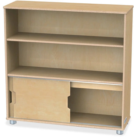 Jonti-Craft TrueModern Bookcase Storage: Adjustable Shelf Durable Baltic Design - Cubbies & Storage