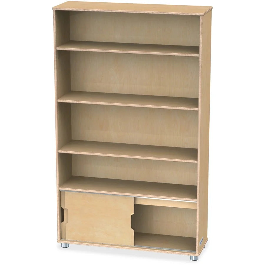 Jonti-Craft TrueModern Bookcase Storage: Adjustable Shelf Durable Baltic Design - Cubbies & Storage