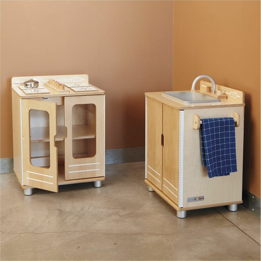 Jonti-Craft TrueModern Play Kitchen Stove - Alternate-Image3