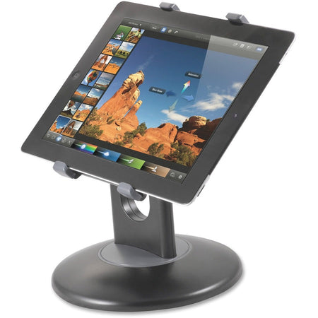 Kantek Adjustable Tablet Stand with Swivel Base - Left