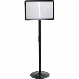 Kantek Floor Stand Sign Holder: Heavy Duty Steel 51’’ Height - Signs & Nameplates
