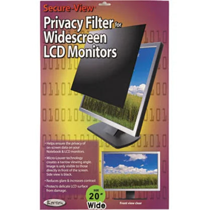 Kantek Secure-View Blackout Privacy Filter for 18.5’’ Widescreen Monitor - Screen Filters & Protectors